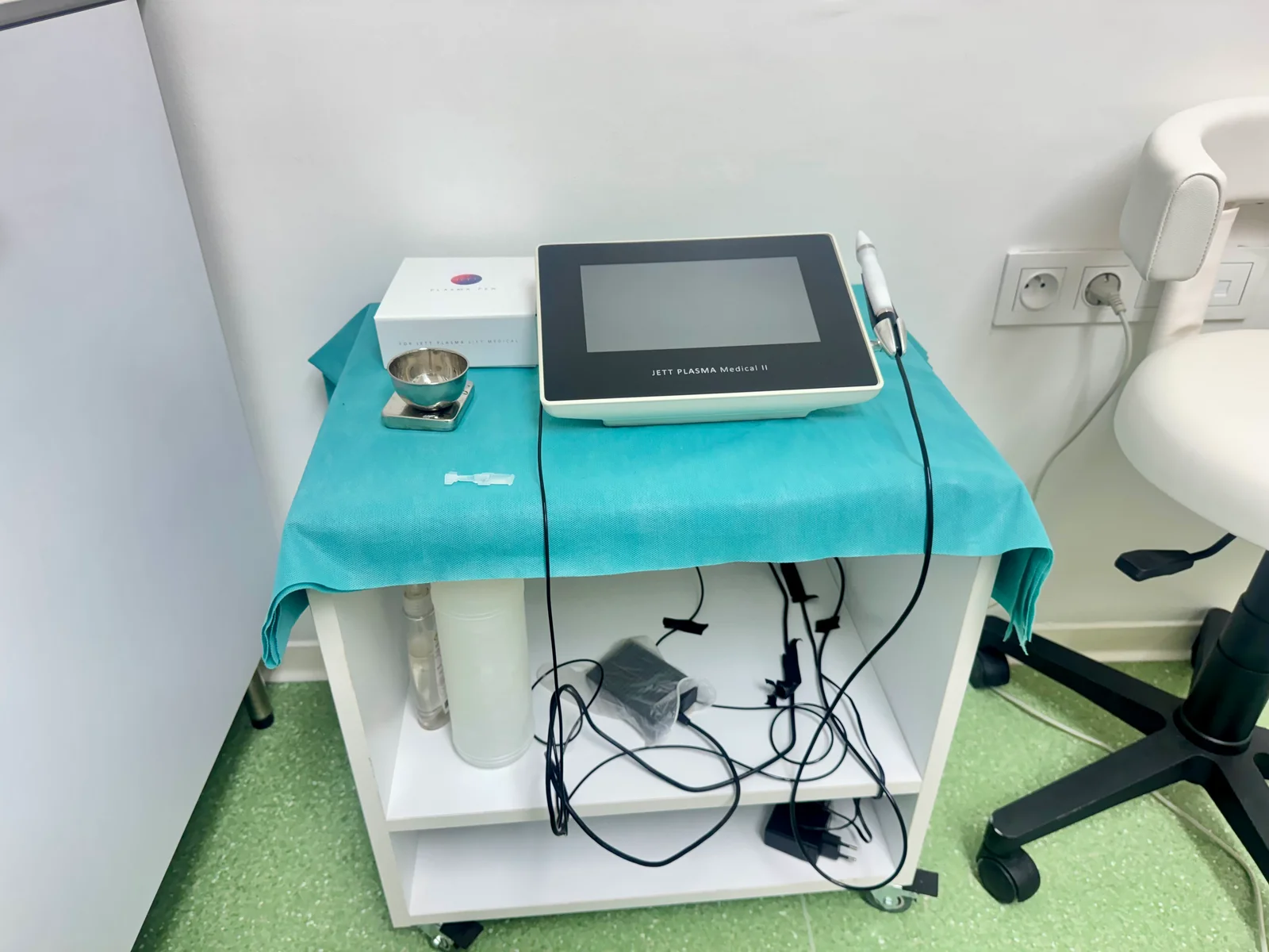Appareil JETT PLASMA Medical II dans le cabinet
